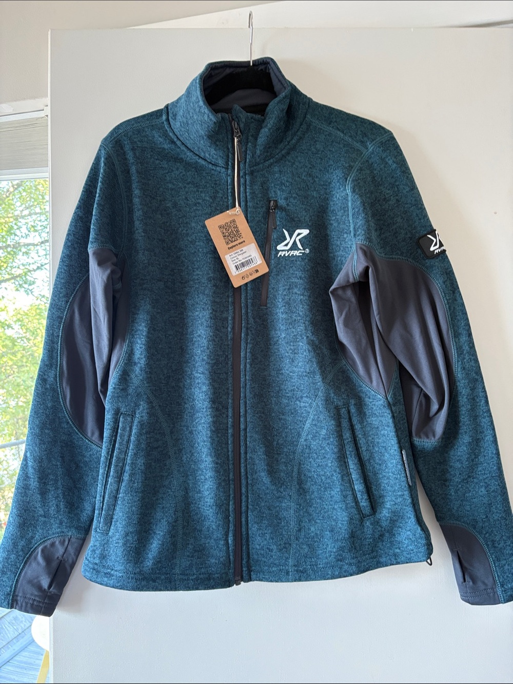 Teal Zip-Up Fleece Jacket